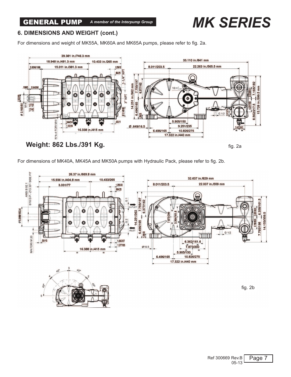 Mk series | General Pump MK Owner Manual User Manual | Page 7 / 21