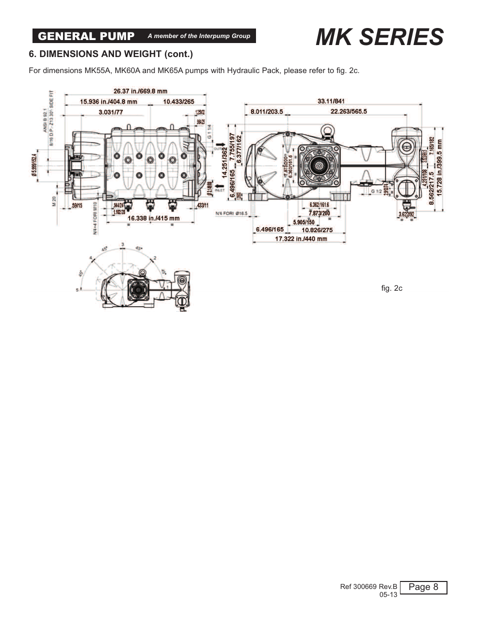 Mk series | General Pump MK Owner Manual User Manual | Page 8 / 21