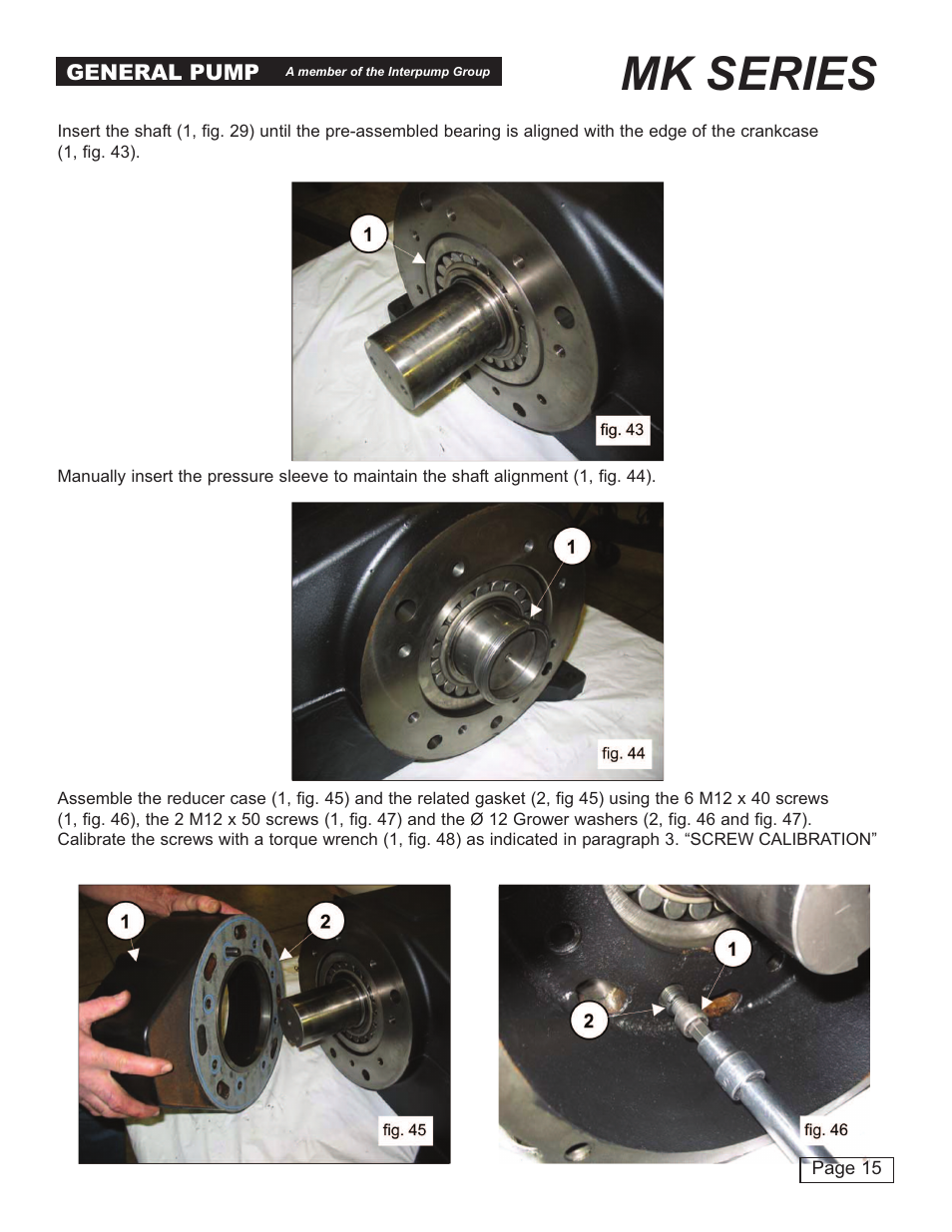 Mk series | General Pump MK Repair Manual User Manual | Page 15 / 45