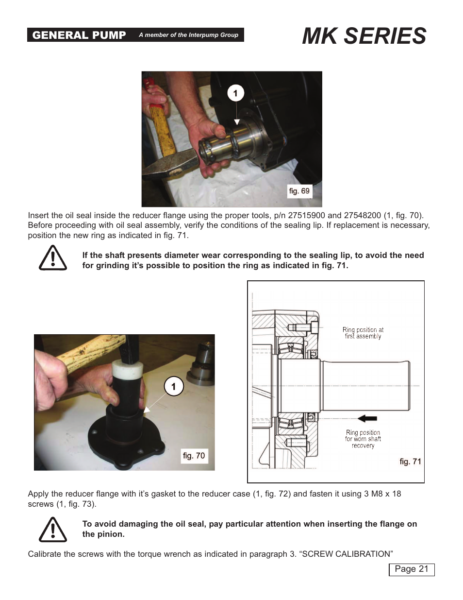 Mk series | General Pump MK Repair Manual User Manual | Page 21 / 45