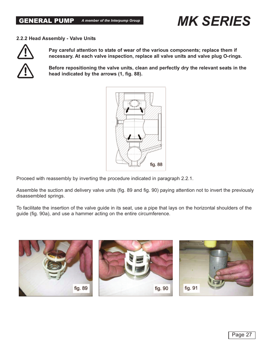 Mk series | General Pump MK Repair Manual User Manual | Page 27 / 45