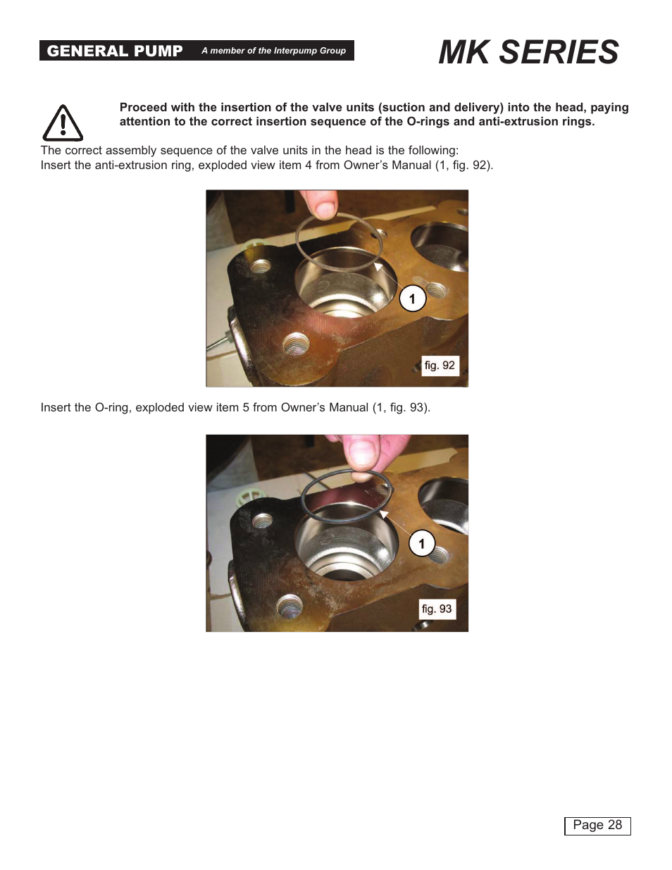 Mk series | General Pump MK Repair Manual User Manual | Page 28 / 45