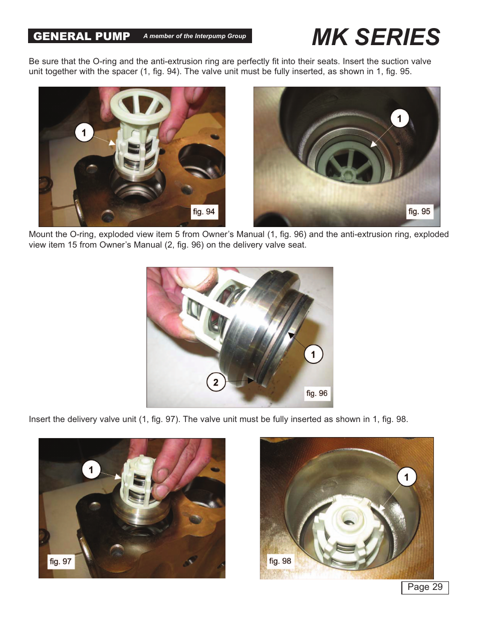 Mk series | General Pump MK Repair Manual User Manual | Page 29 / 45