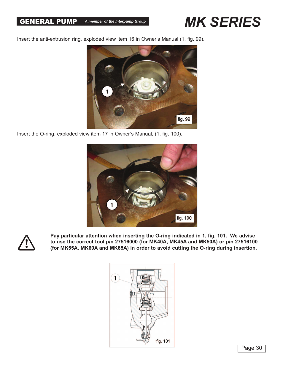 Mk series | General Pump MK Repair Manual User Manual | Page 30 / 45