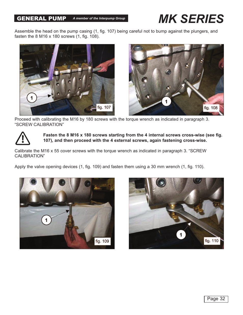 Mk series | General Pump MK Repair Manual User Manual | Page 32 / 45