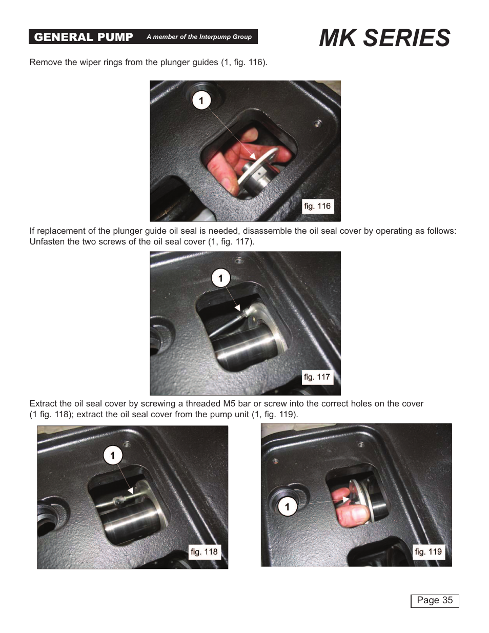 Mk series | General Pump MK Repair Manual User Manual | Page 35 / 45