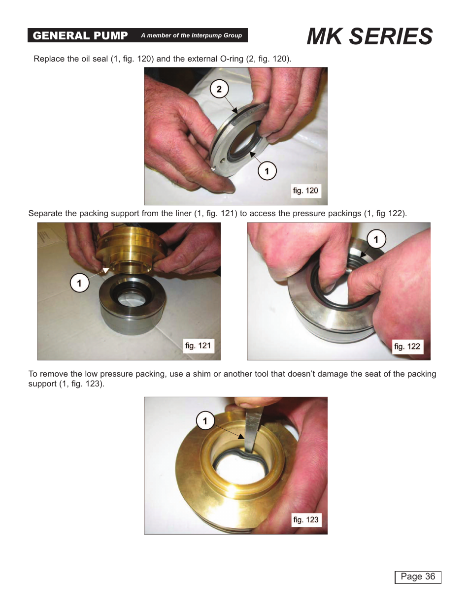 Mk series | General Pump MK Repair Manual User Manual | Page 36 / 45