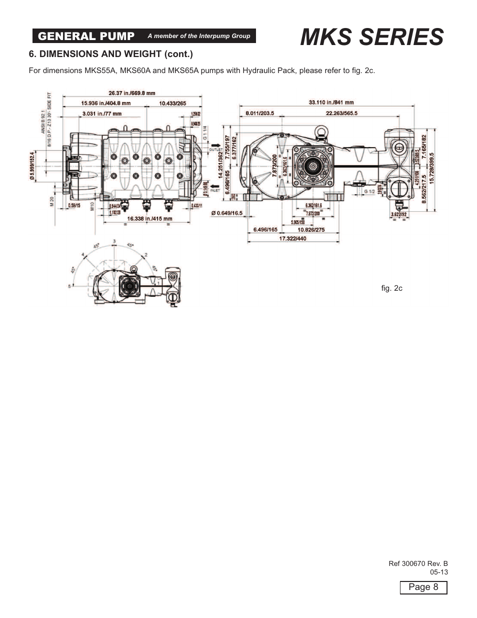 Mks series | General Pump MKS Owner Manual User Manual | Page 8 / 21