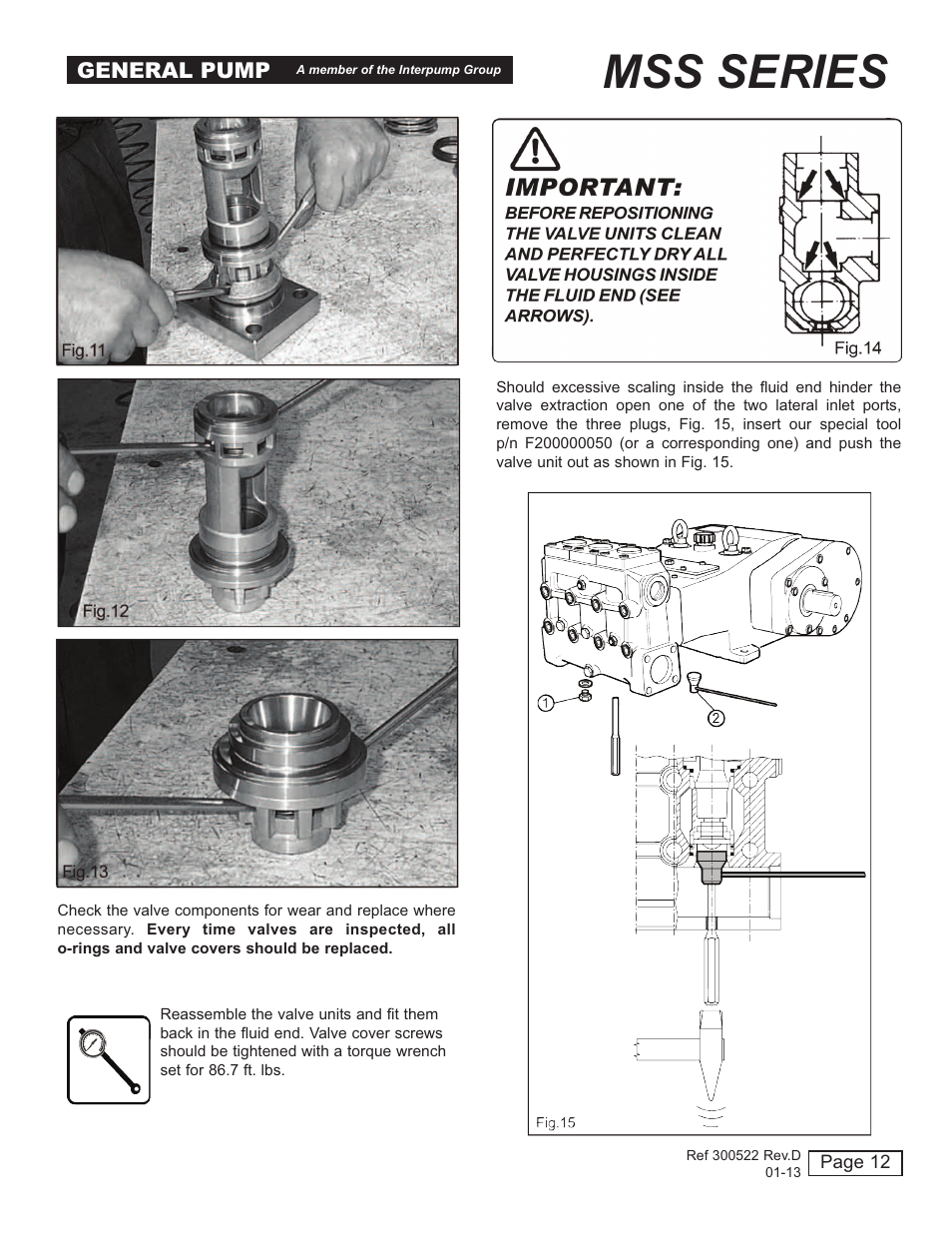 Mss series, General pump | General Pump MSS Owner Manual User Manual | Page 12 / 21