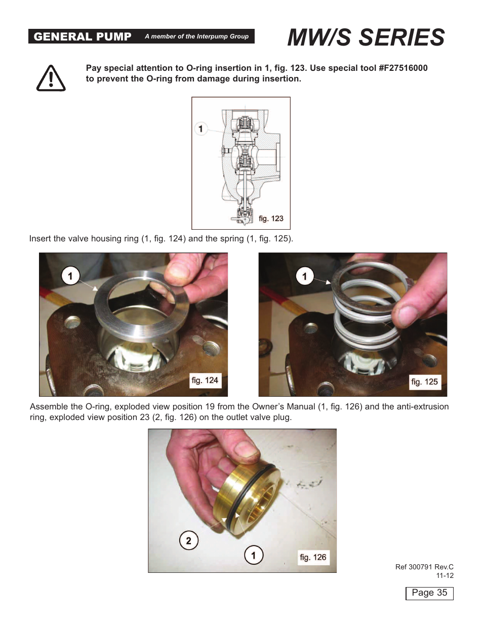 Mw/s series | General Pump MW Repair Manual User Manual | Page 35 / 54