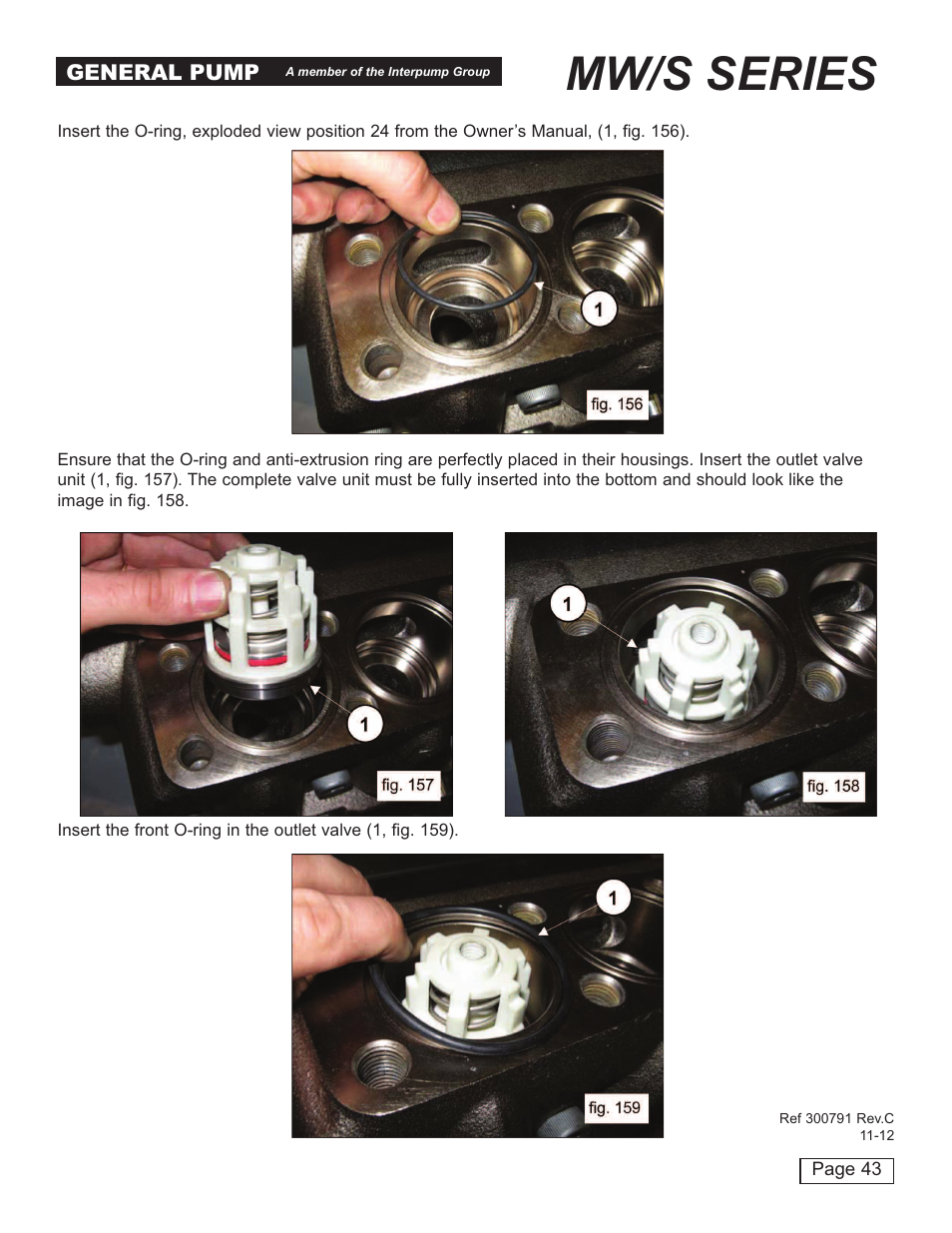 Mw/s series | General Pump MW Repair Manual User Manual | Page 43 / 54