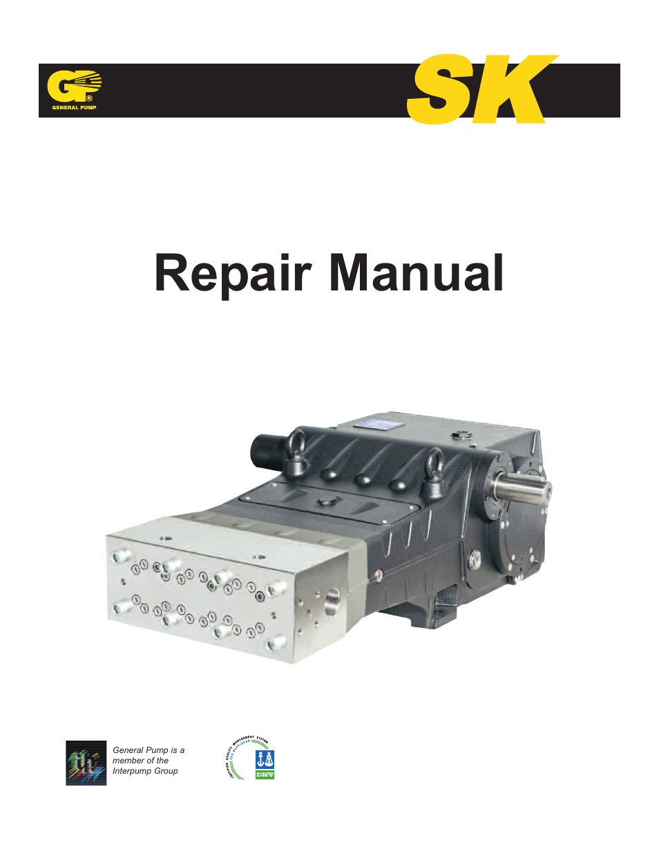 General Pump SK Repair Manual User Manual | 44 pages