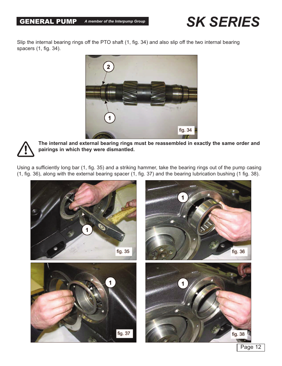 Sk series | General Pump SK Repair Manual User Manual | Page 12 / 44