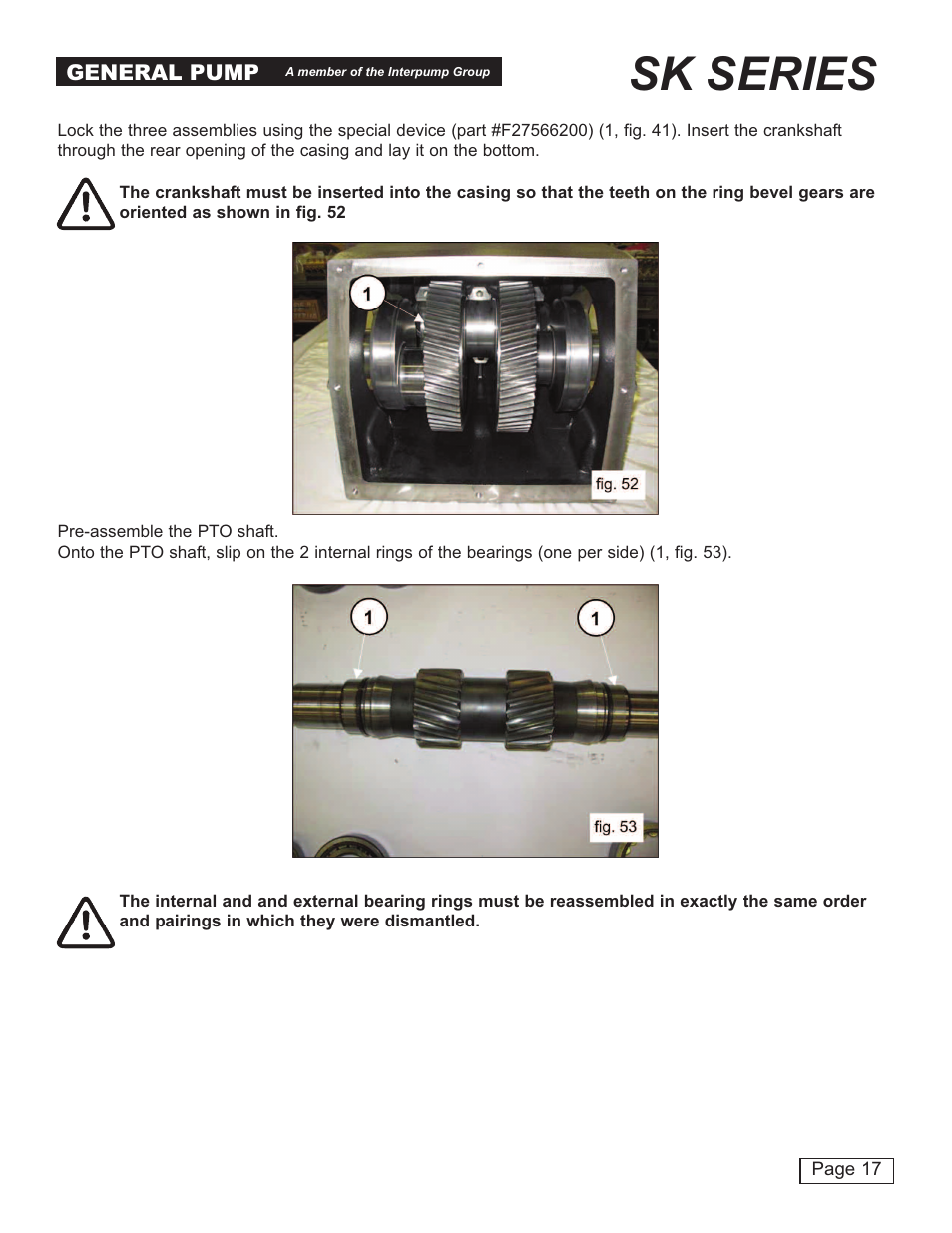 Sk series | General Pump SK Repair Manual User Manual | Page 17 / 44