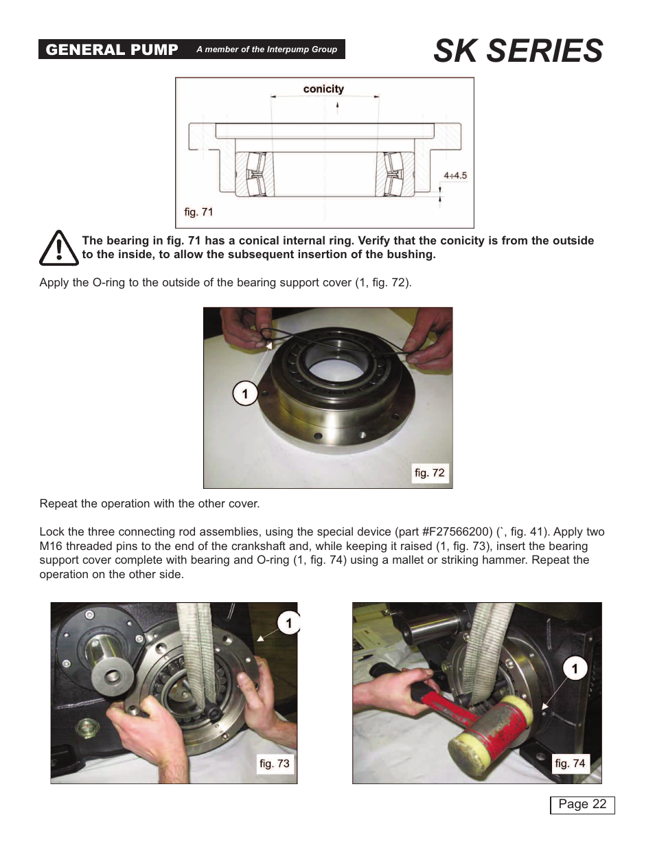 Sk series | General Pump SK Repair Manual User Manual | Page 22 / 44