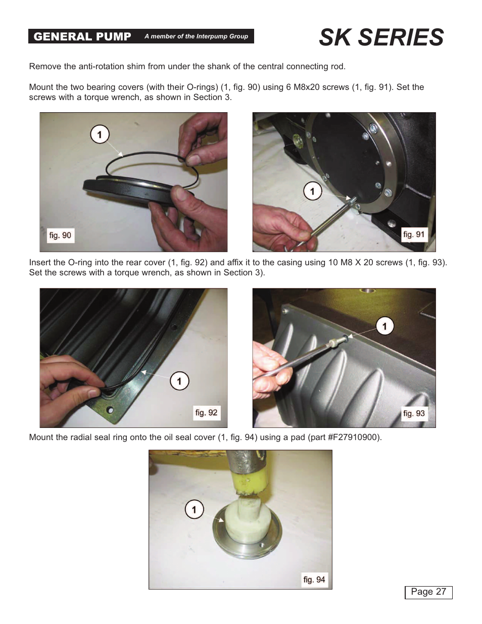 Sk series | General Pump SK Repair Manual User Manual | Page 27 / 44