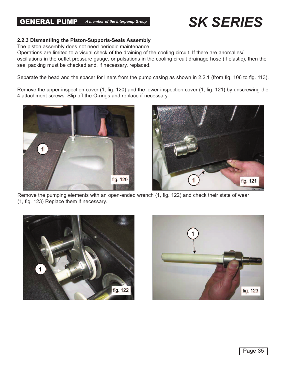 Sk series | General Pump SK Repair Manual User Manual | Page 35 / 44