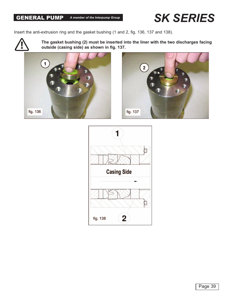 Sk series | General Pump SK Repair Manual User Manual | Page 39 / 44