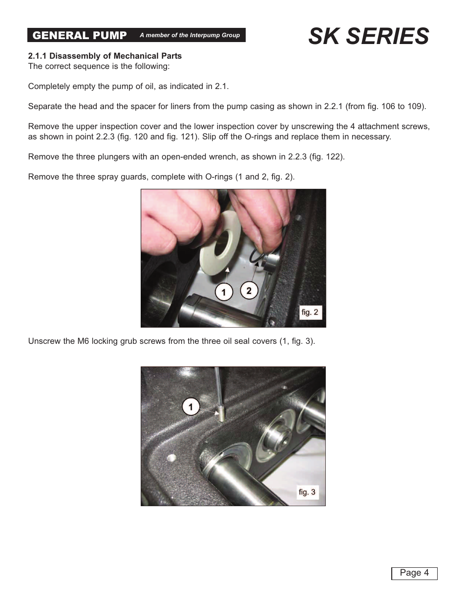 Sk series | General Pump SK Repair Manual User Manual | Page 4 / 44