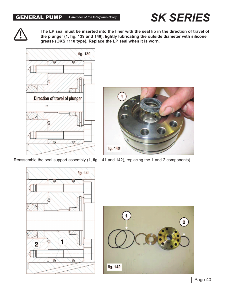 Sk series | General Pump SK Repair Manual User Manual | Page 40 / 44