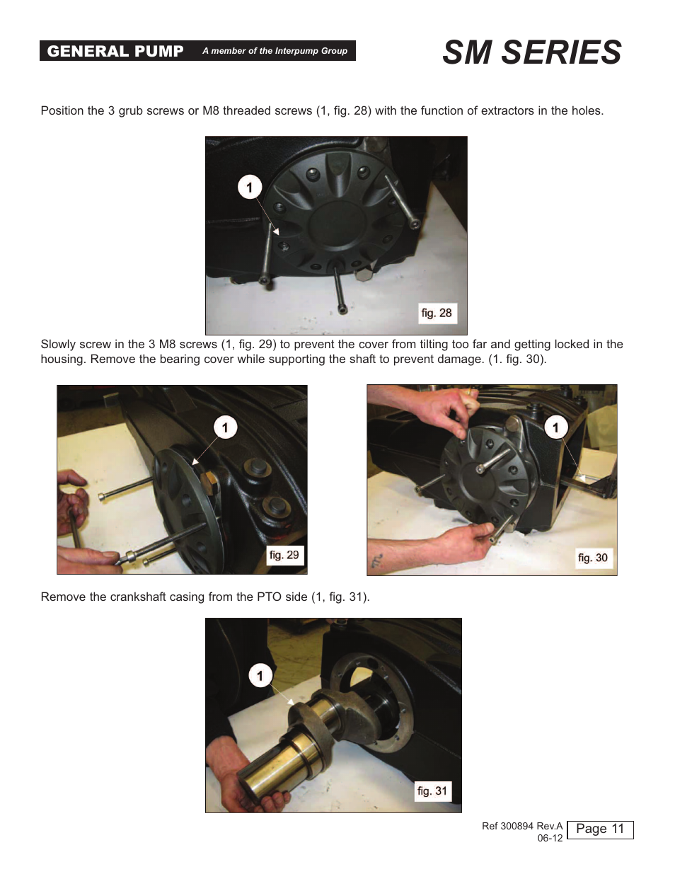 Sm series | General Pump SM Repair Manual User Manual | Page 11 / 41