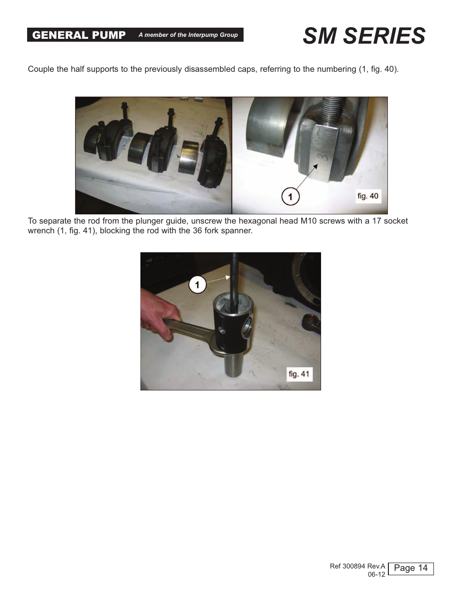 Sm series | General Pump SM Repair Manual User Manual | Page 14 / 41