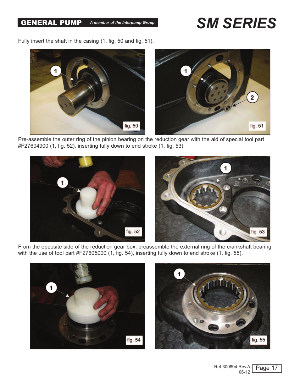 Sm series | General Pump SM Repair Manual User Manual | Page 17 / 41