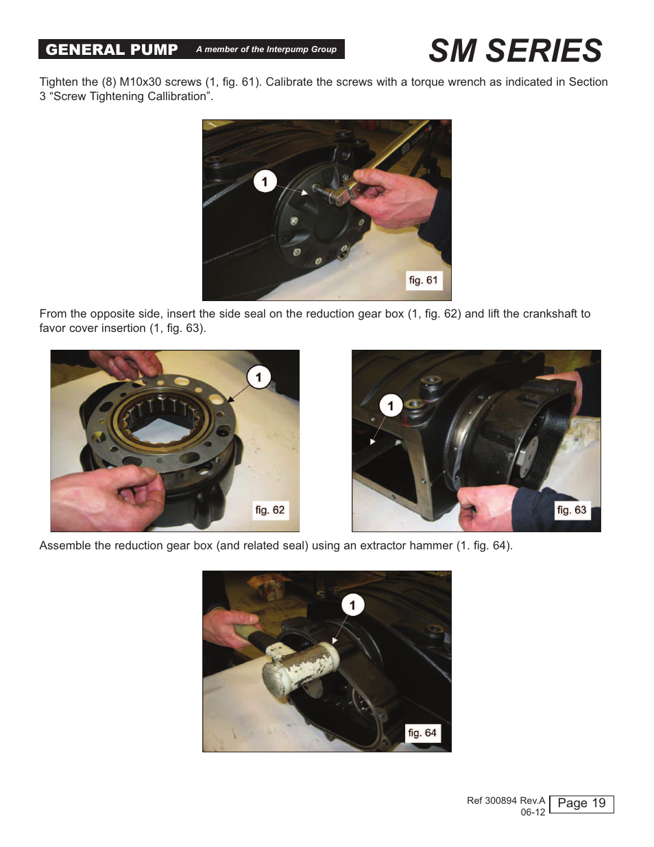 Sm series | General Pump SM Repair Manual User Manual | Page 19 / 41