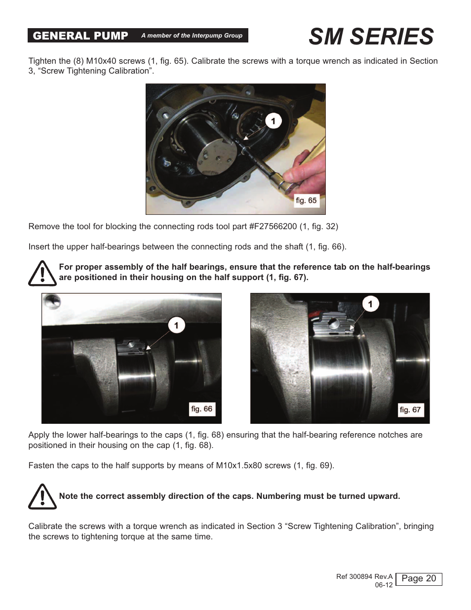 Sm series | General Pump SM Repair Manual User Manual | Page 20 / 41