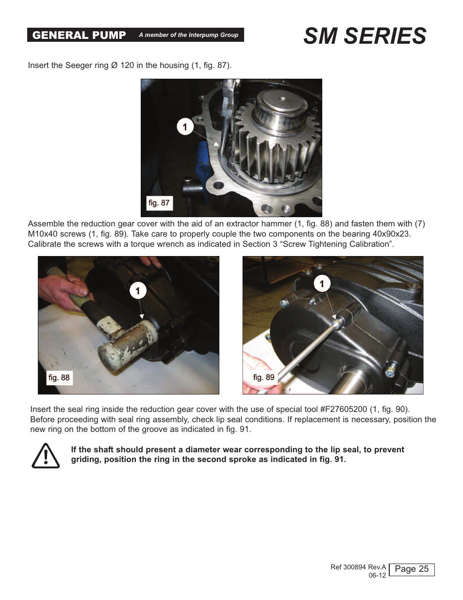 Sm series | General Pump SM Repair Manual User Manual | Page 25 / 41