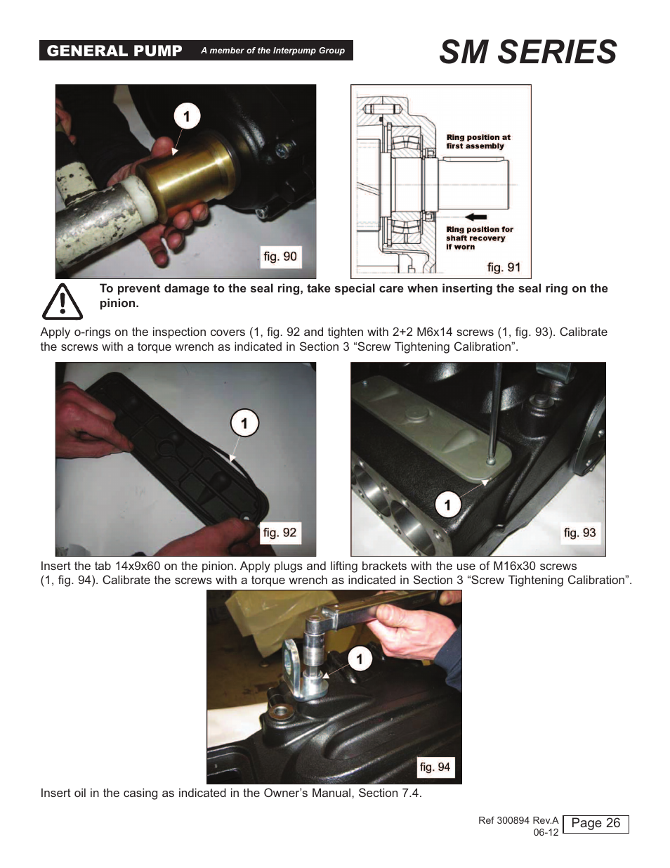 Sm series | General Pump SM Repair Manual User Manual | Page 26 / 41
