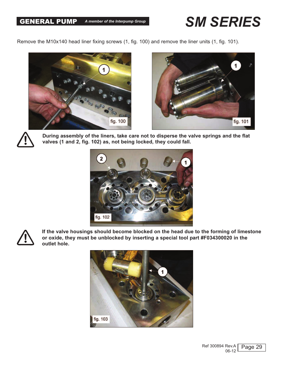Sm series | General Pump SM Repair Manual User Manual | Page 29 / 41