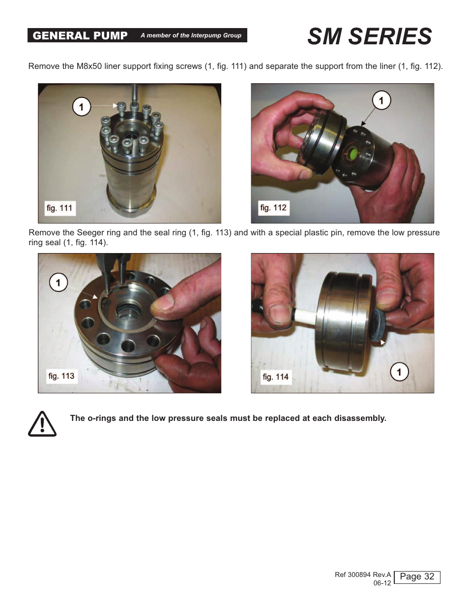 Sm series | General Pump SM Repair Manual User Manual | Page 32 / 41