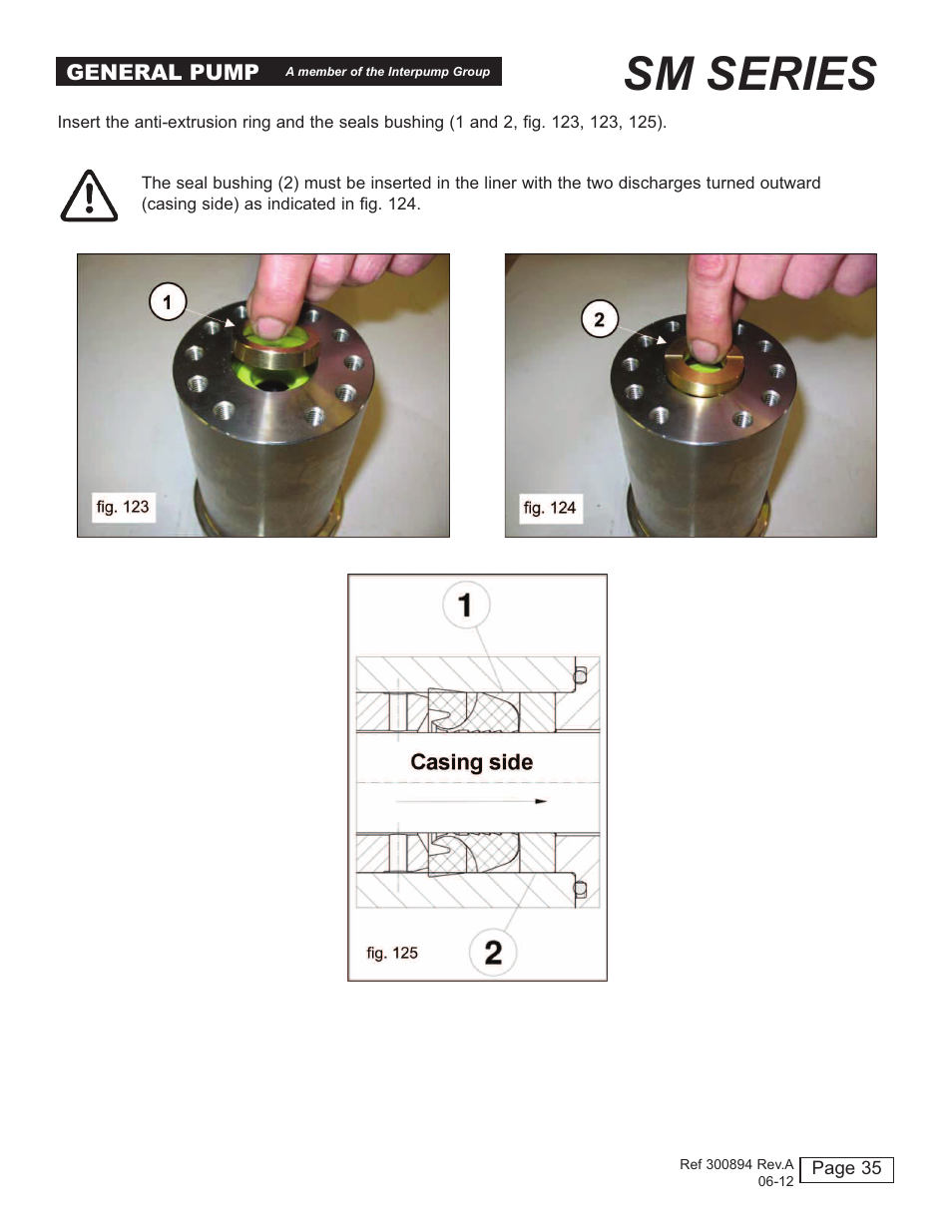Sm series | General Pump SM Repair Manual User Manual | Page 35 / 41