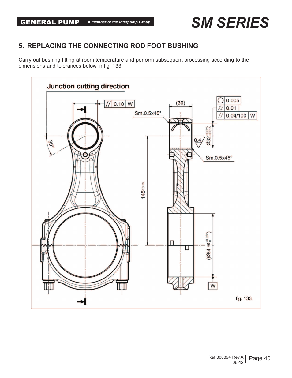 Sm series | General Pump SM Repair Manual User Manual | Page 40 / 41