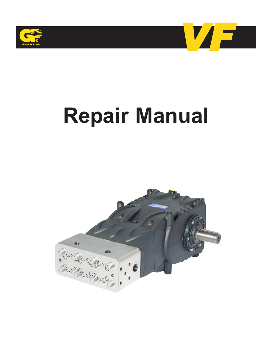 General Pump VF Repair Manual User Manual | 21 pages