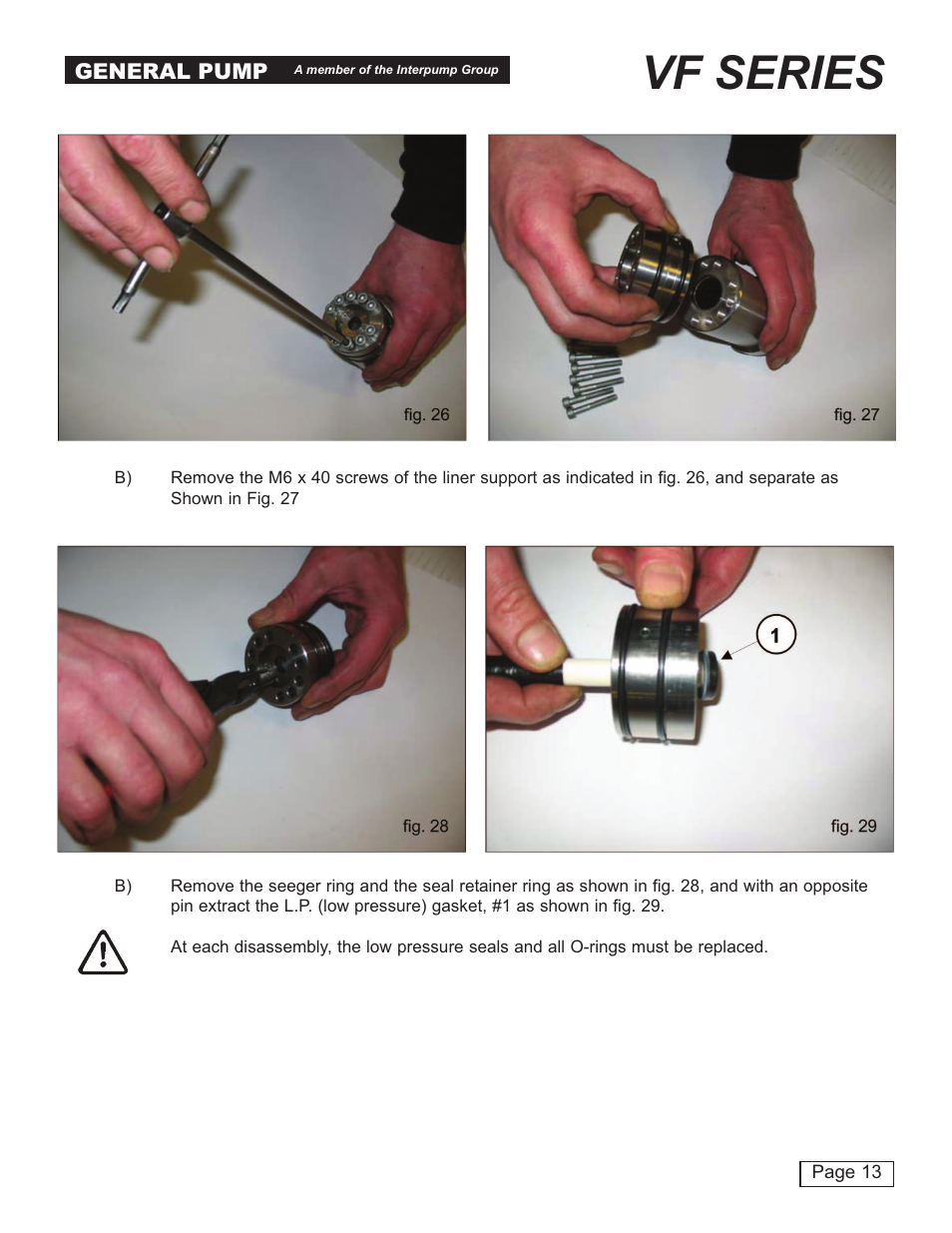 Vf series | General Pump VF Repair Manual User Manual | Page 13 / 21