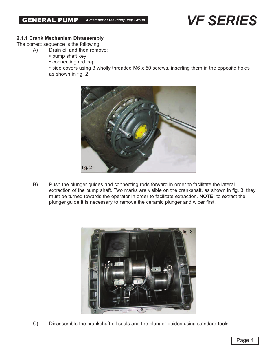 Vf series | General Pump VF Repair Manual User Manual | Page 4 / 21