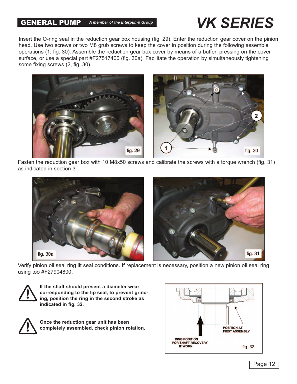 Vk series | General Pump VK Repair Manual User Manual | Page 12 / 24