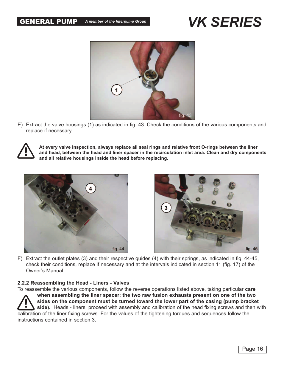 Vk series | General Pump VK Repair Manual User Manual | Page 16 / 24