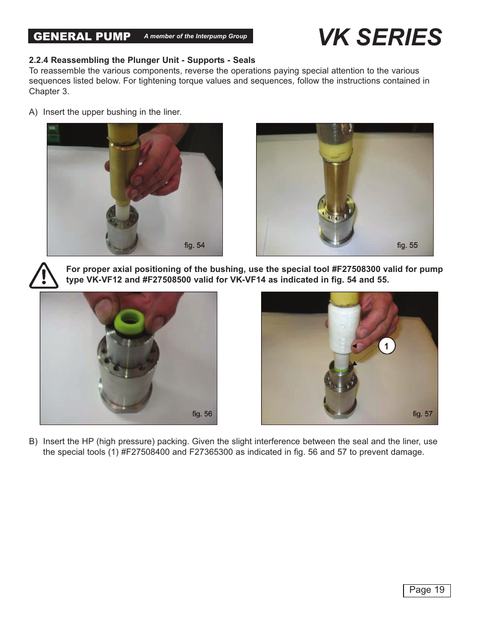 Vk series | General Pump VK Repair Manual User Manual | Page 19 / 24