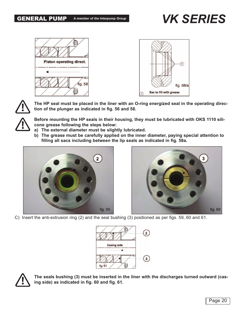 Vk series | General Pump VK Repair Manual User Manual | Page 20 / 24
