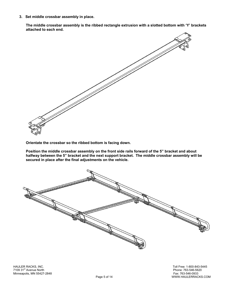 Hauler Racks C-12 SERIES RACKS User Manual | Page 5 / 14
