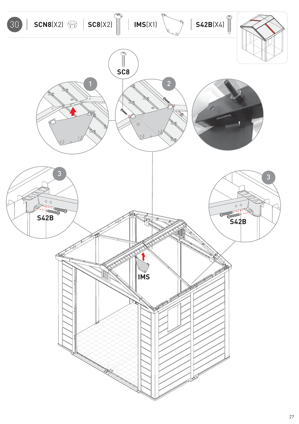 Keter Infinity 8X6 NG User Manual | Page 29 / 60