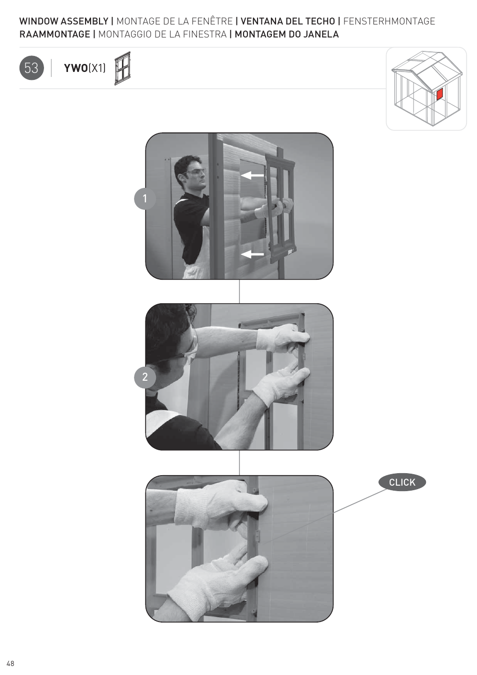 Keter Infinity 8X6 NG User Manual | Page 50 / 60