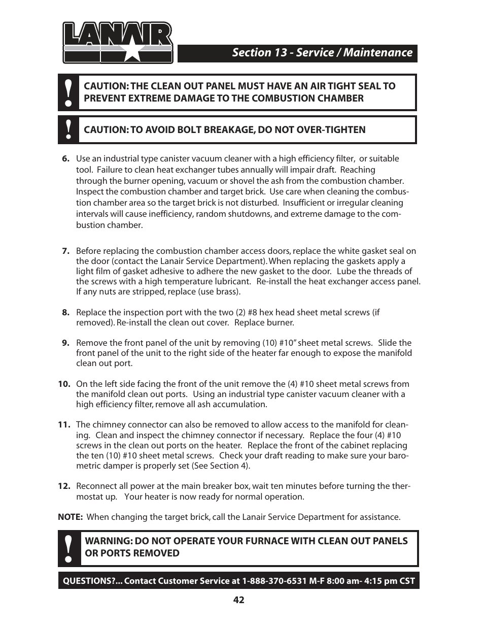 Lanair MX300 User Manual | Page 46 / 56