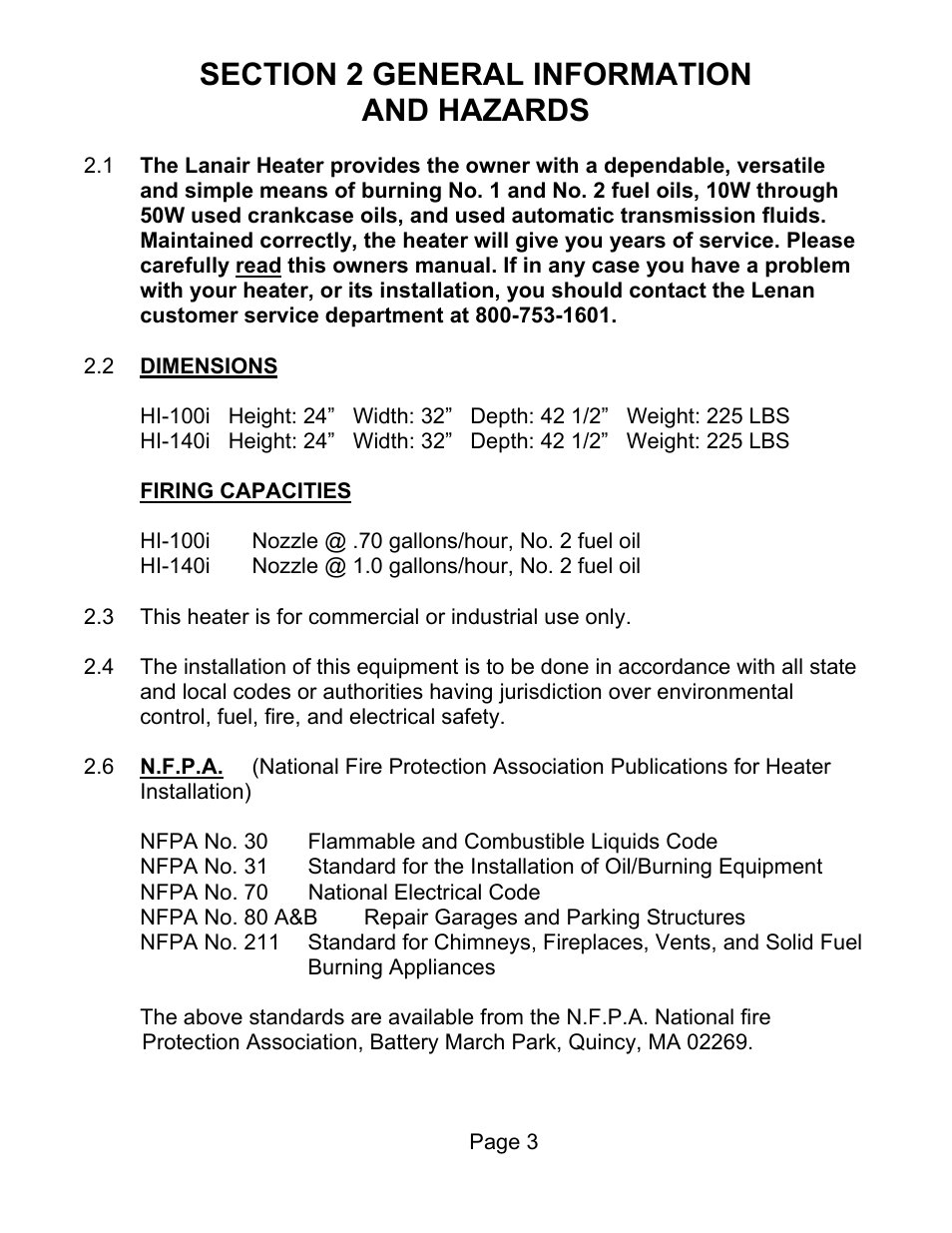 Lanair HI140i User Manual | Page 4 / 90
