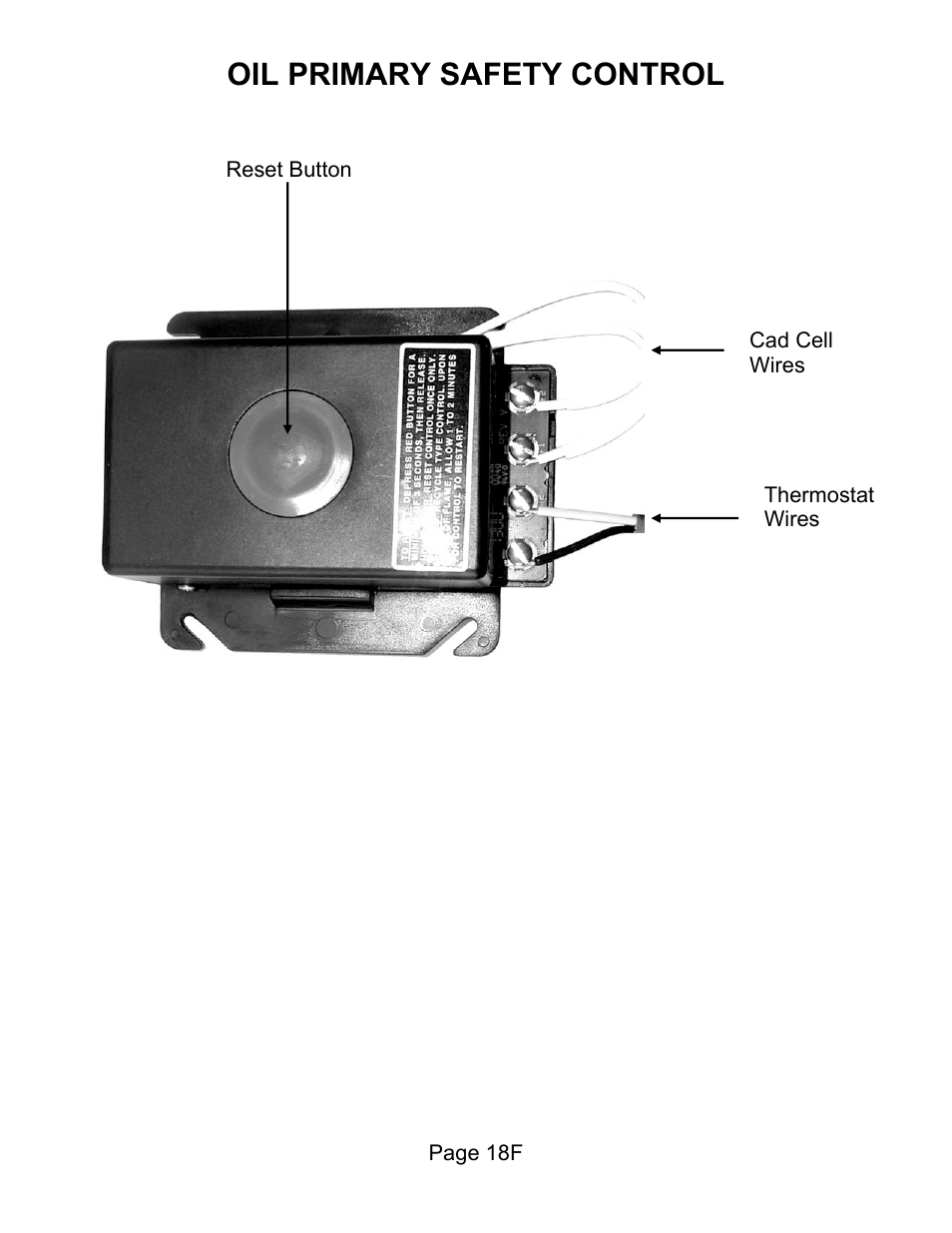 Oil primary safety control | Lanair HI320 User Manual | Page 29 / 88