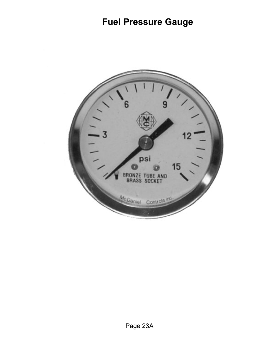 Fuel pressure gauge | Lanair HI320 User Manual | Page 36 / 88