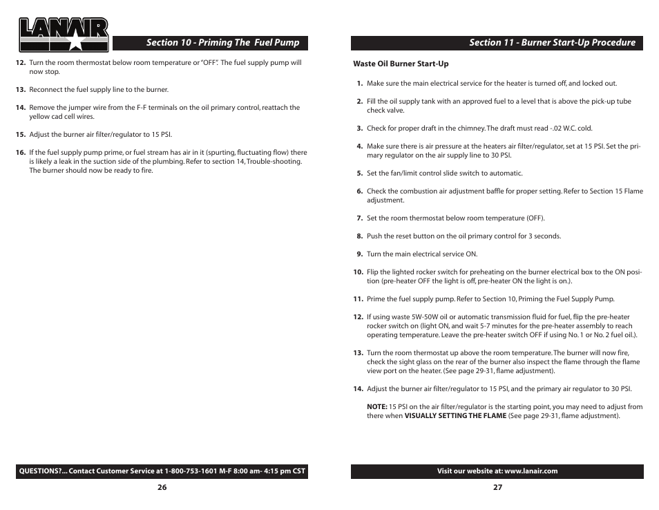 Lanair DHI 300 User Manual | Page 27 / 52